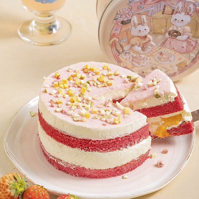 芝洛洛铁盒罐子蛋糕